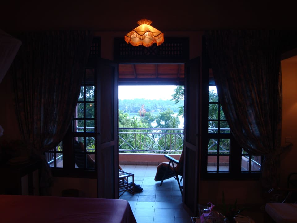 Der Blick nach draußen Spring of Life Ayurveda Resort