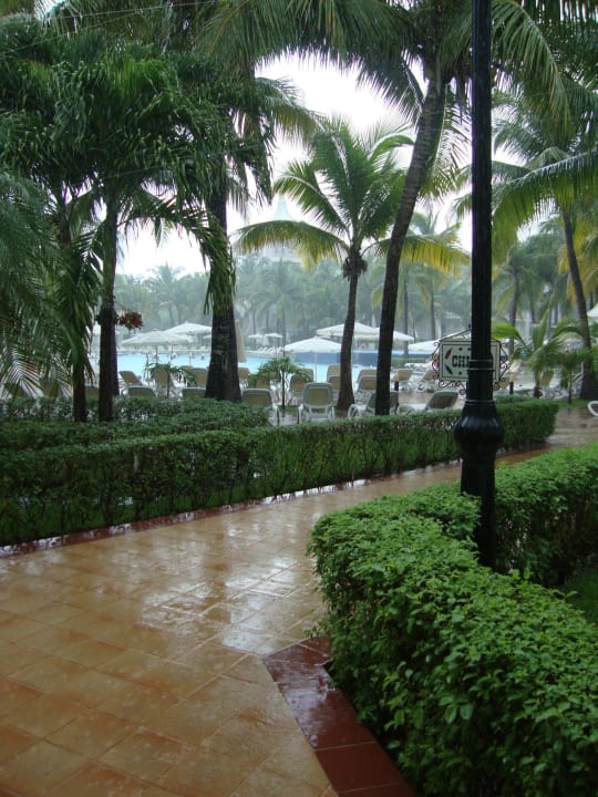 Starker Regenschauer Hotel Riu Palace Riviera Maya