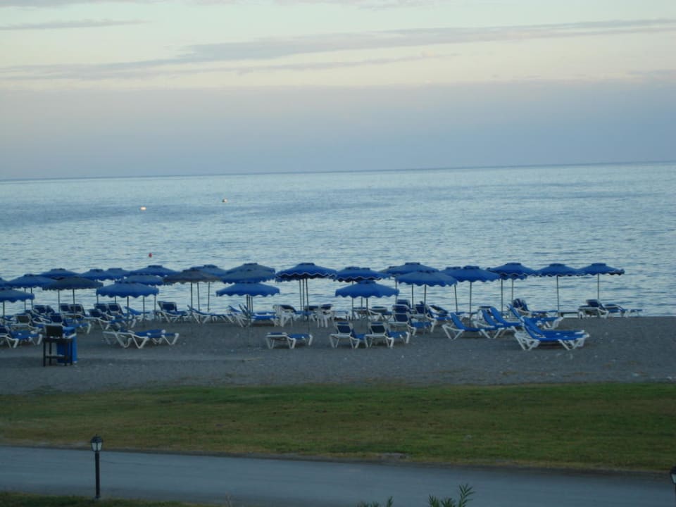 Ausblick vom Zimmer zum Strand Lindos Princess Beach Resort & Spa