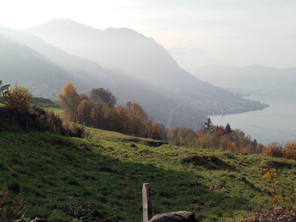 Hügel beim See Seeblick Höhenhotel
