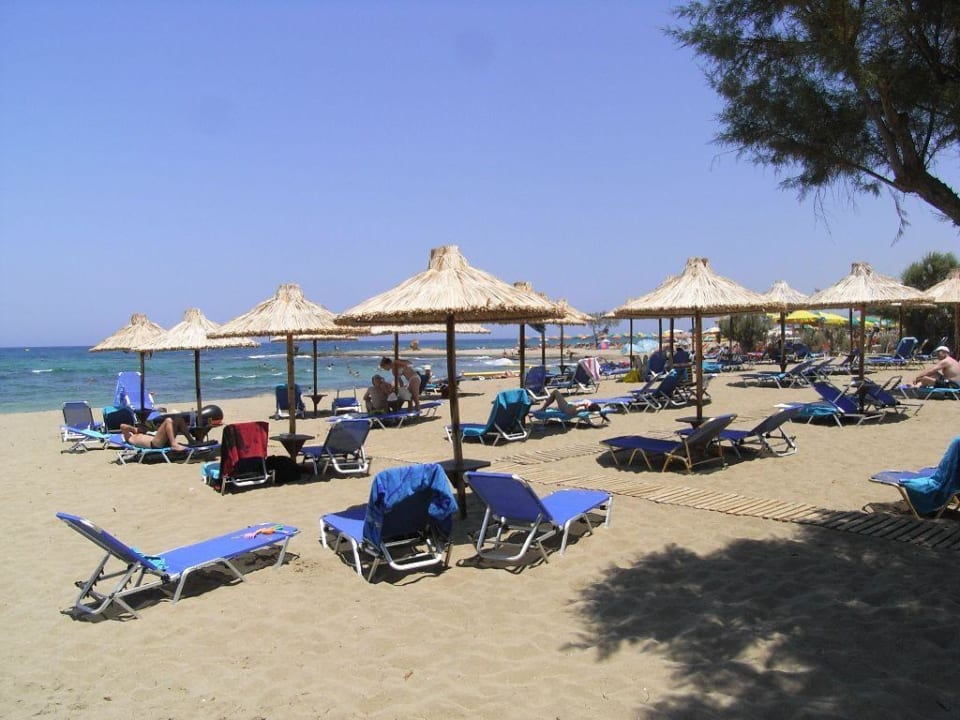 Feinsandiger Strandbereich Phãea Cretan Malia