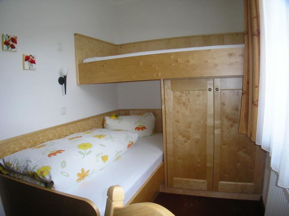 Familienzimmer - Kinderzimmer mit Stockbett Hotel Weidacherhof