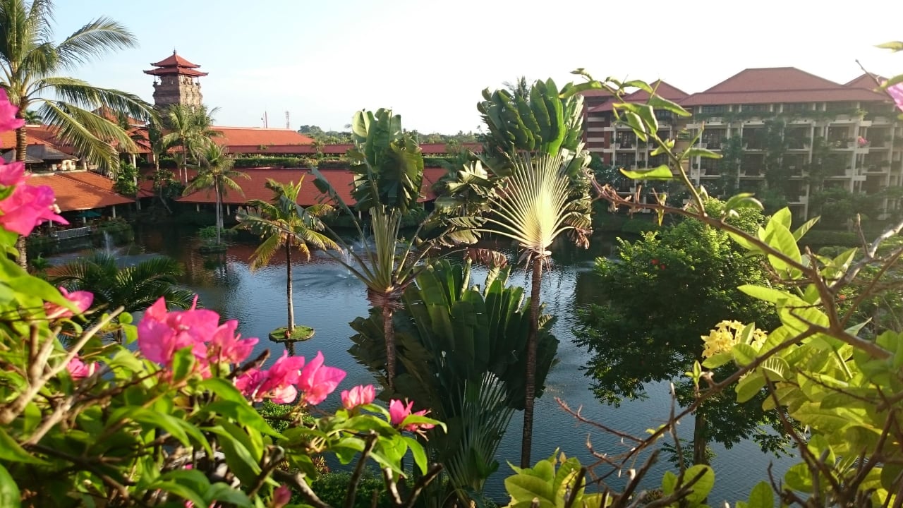 Ausblick vom Balkon Ayodya Resort Bali