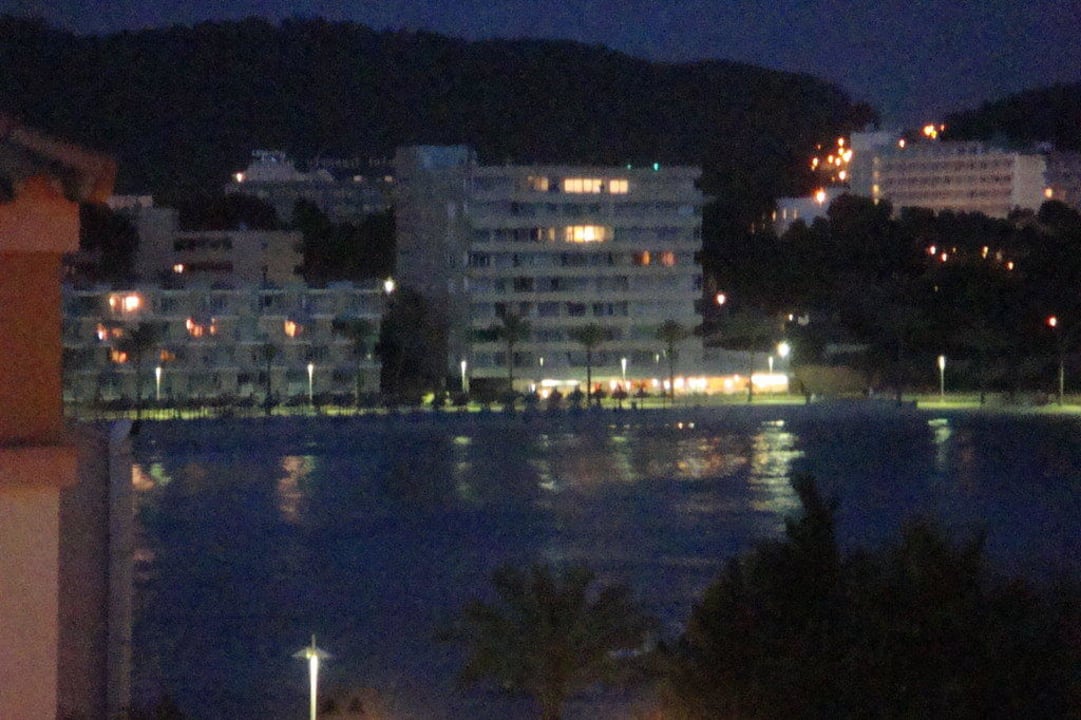 Blick vom Hotel bei Nacht FLOR los Almendros Apartamentos