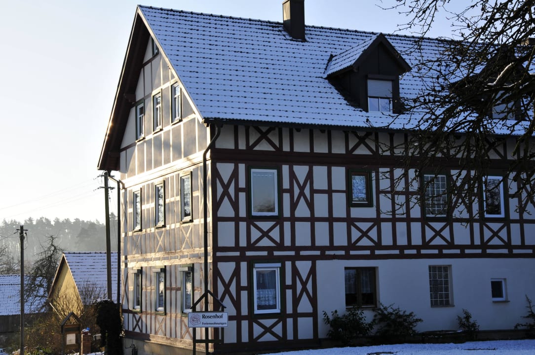 Rosenhof im Winter Ferienwohnungen Rosenhof