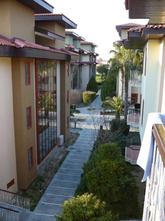 Aussicht von unserem Balkon Club Grand Side