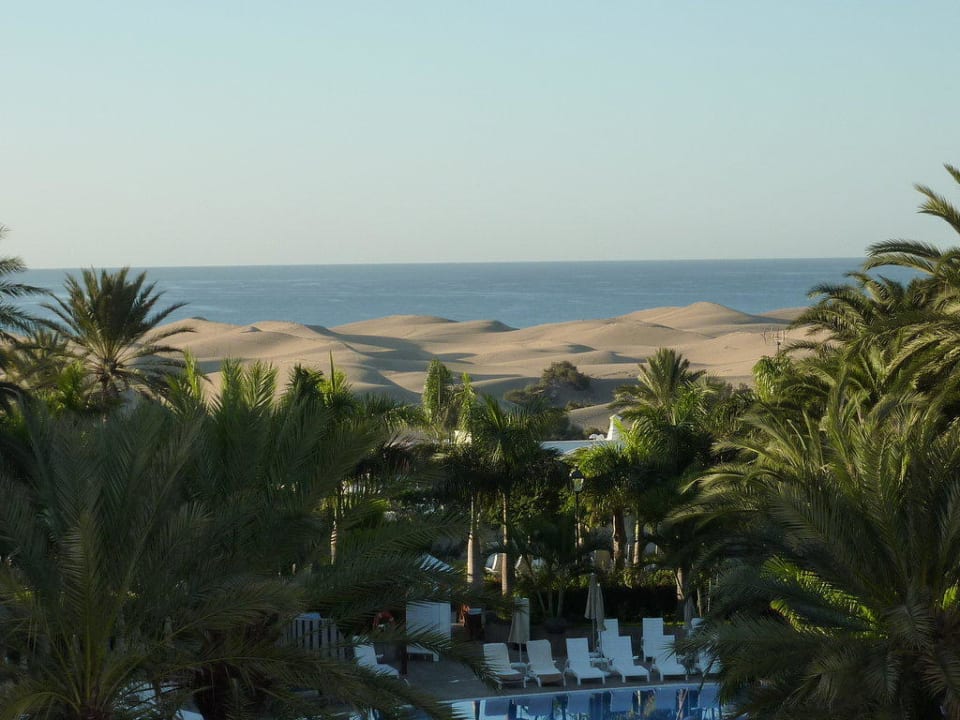 Blick vom Balkon Hotel Riu Palace Maspalomas Adults Only