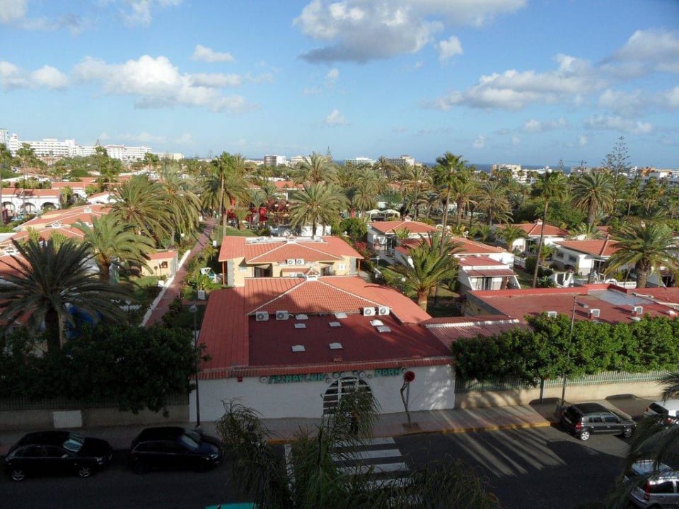 Blick aufs Miraflor vom Hotel Rondo HL Miraflor Suites Hotel