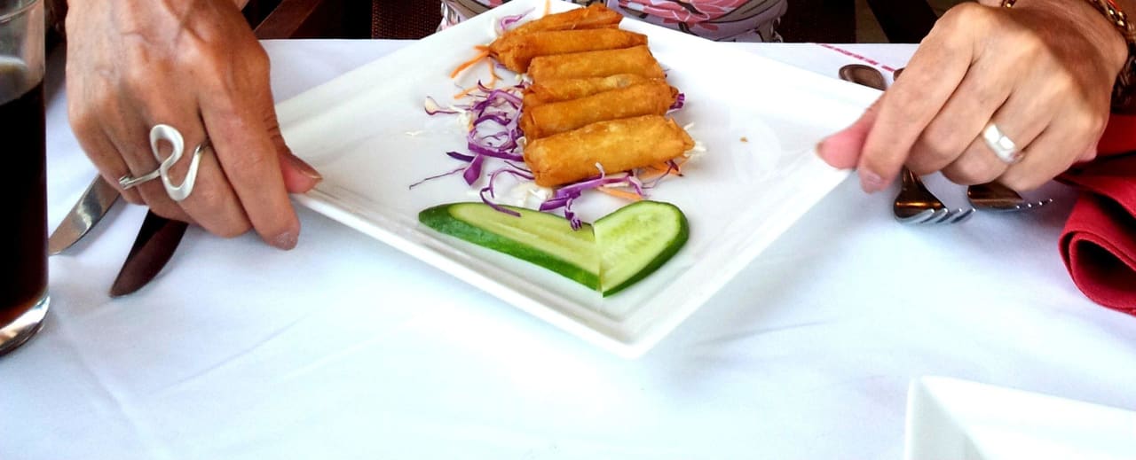 Vorspeise beim a la carte Chinesen, sehr lecker ! Stella Garden Resort & Spa, Makadi Bay