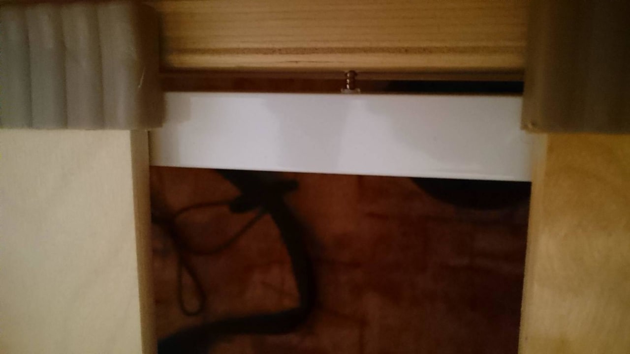 Bohužel nefunkční výztuhy roštů, syn se propadl dvakrát Ferienanlage Riviera Lipno - Ferienwohnung Mittermeier