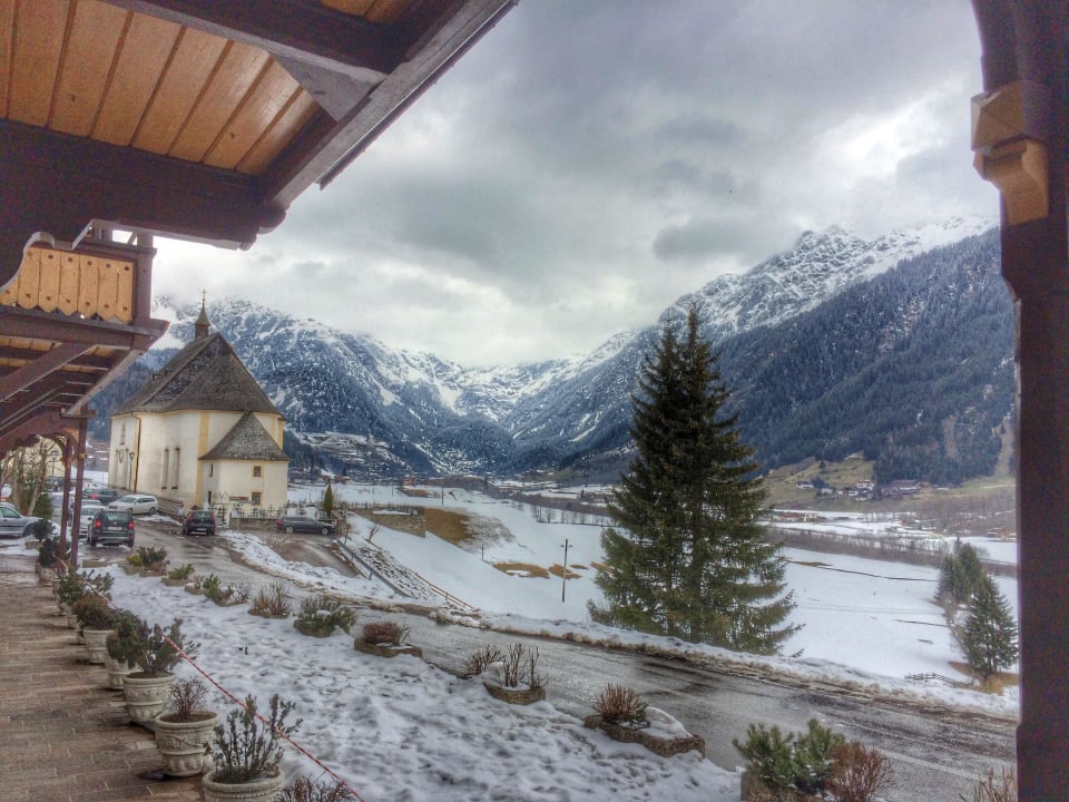 Aussicht aus dem Hotel  Sonklarhof
