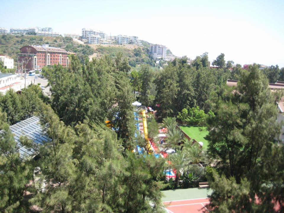 Ausblick geradeaus Zimmer 1318 Dizalya Palm Garden