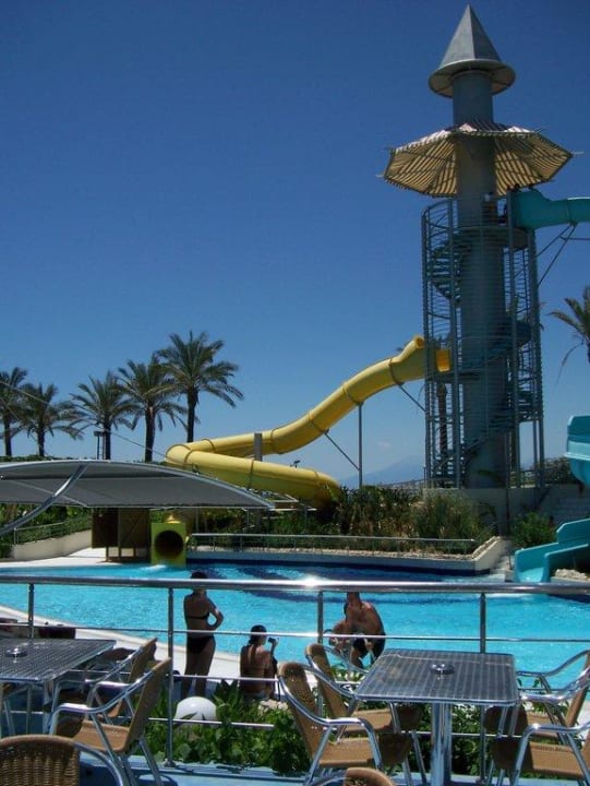 Rutschen und Pool Hotel Delphin Diva