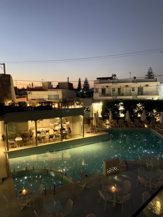 Ausblick Nefeli Hotel Rethymno