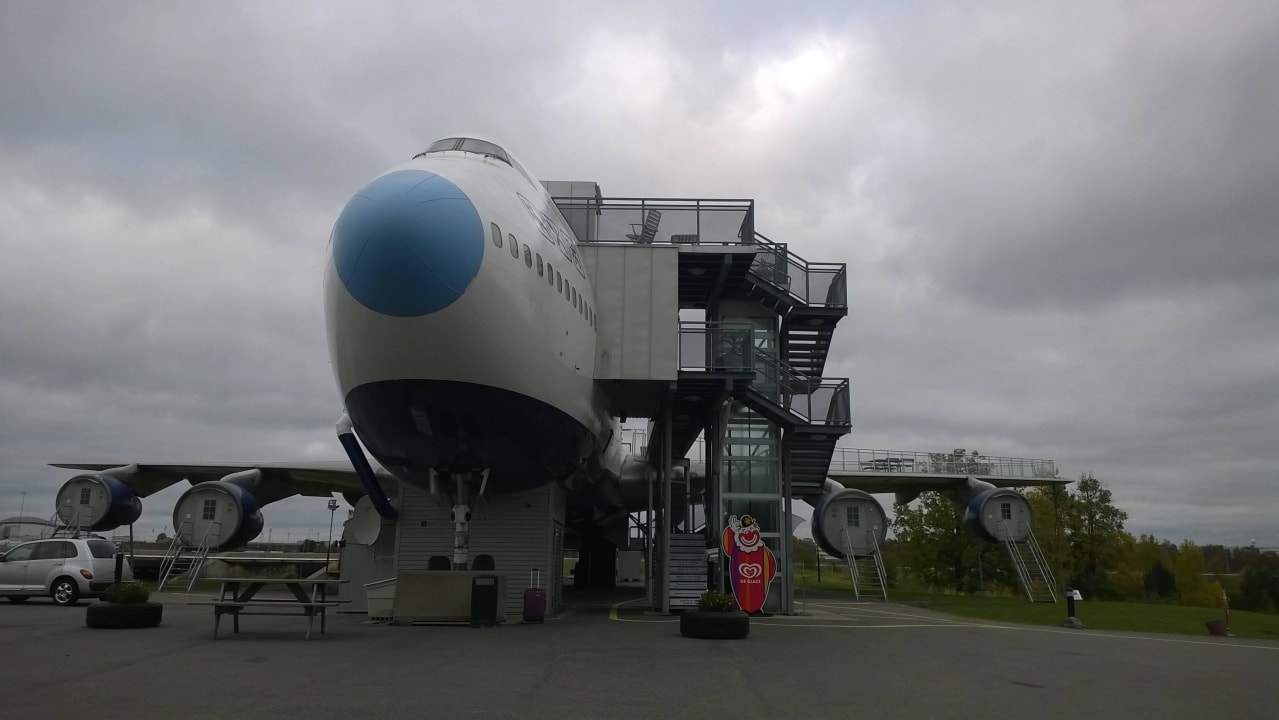 Eingang Hostel Jumbo Stay