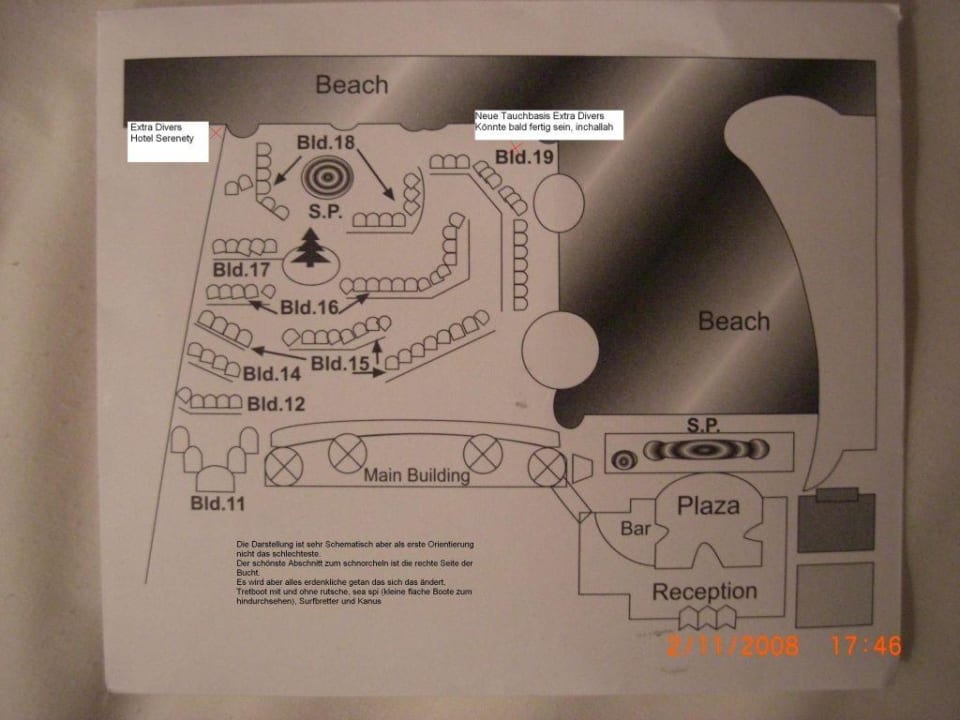 Plan der Anlage Al Nabila Makadi Siva Golden Bay Makadi
