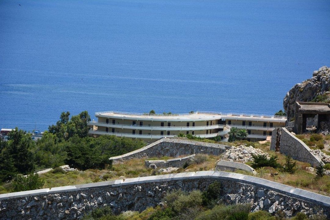 Hotel von oben... Hotel Kalithea Horizon Royal