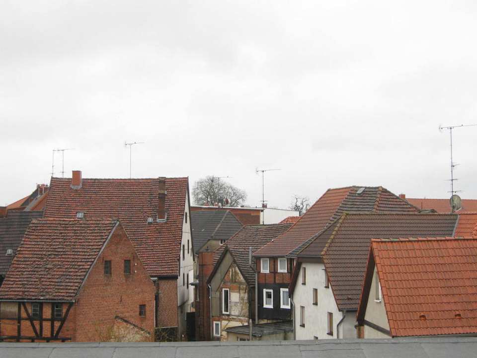 Blick auf den Hinterhof Hotel Zur Eldenburg