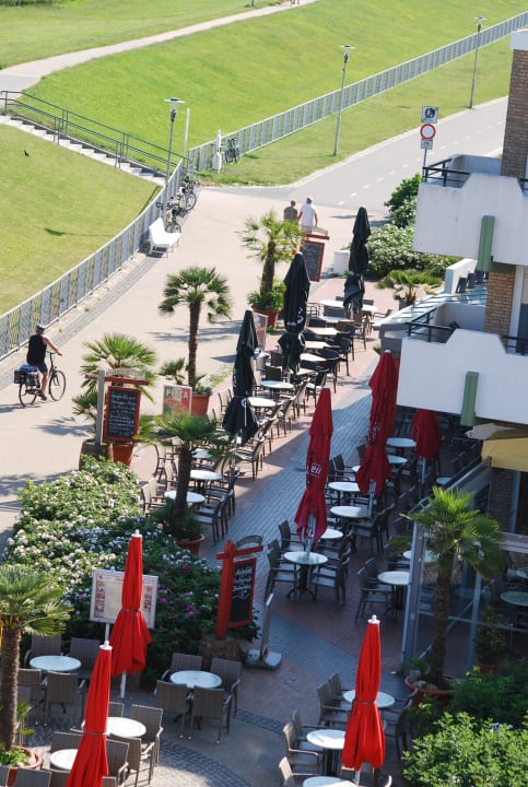 Ausblick Strandhotel Duhnen / Aparthotel Kamp