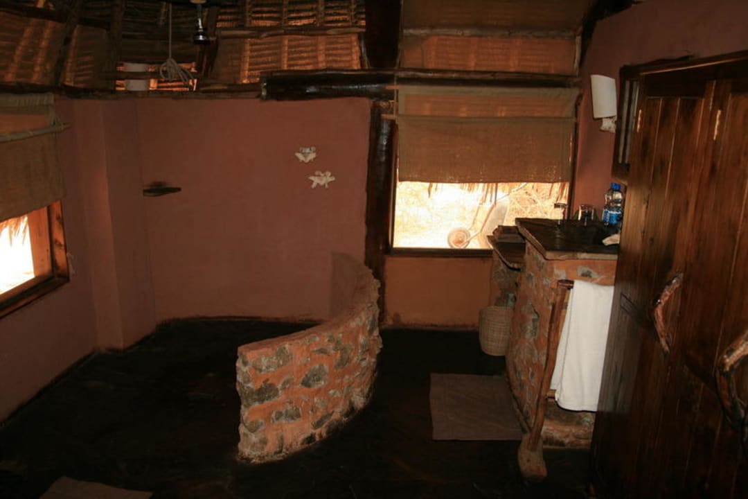 Dusche im Zelt Galdessa Camp