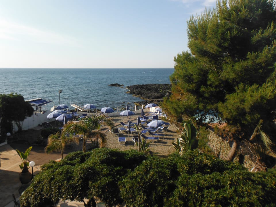Garden at the lava beach Hotel Kalos