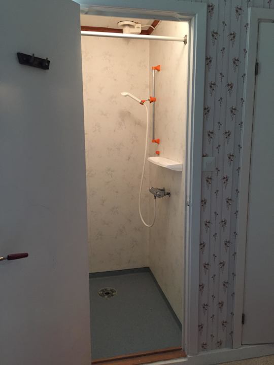 Gemeinschaftsdusche Pension Fridhems