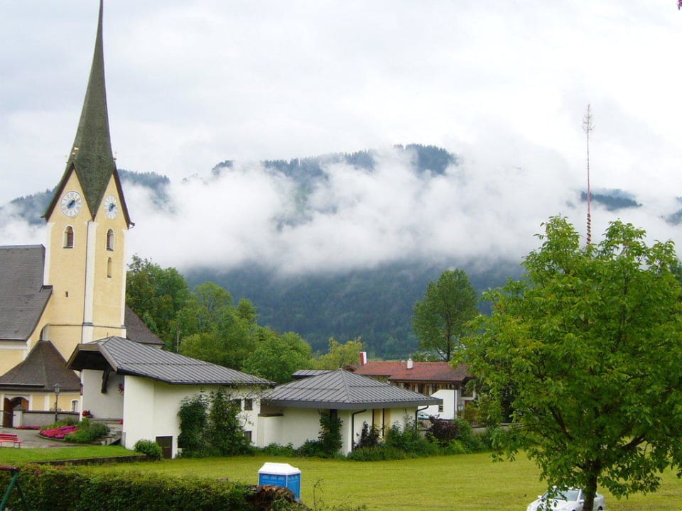 Blick vom Balkon Apartments Sonnenhof Walchsee