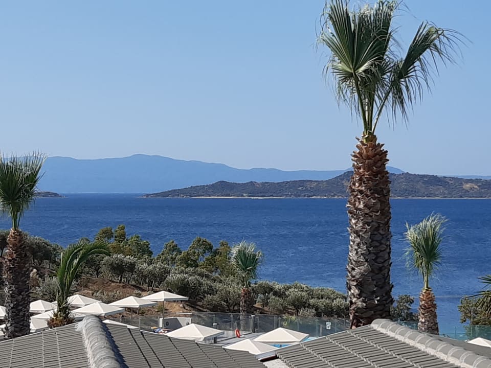 Ausblick Akrathos Beach Hotel