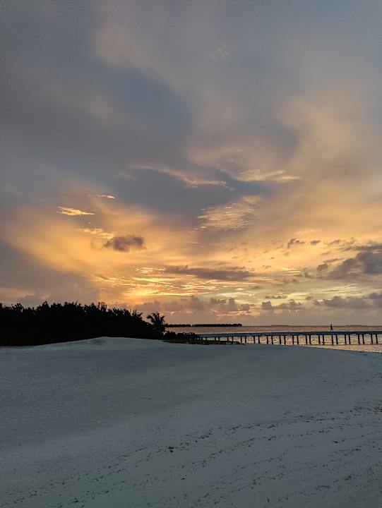 Ausblick Le Meridien Maldives Resort & Spa