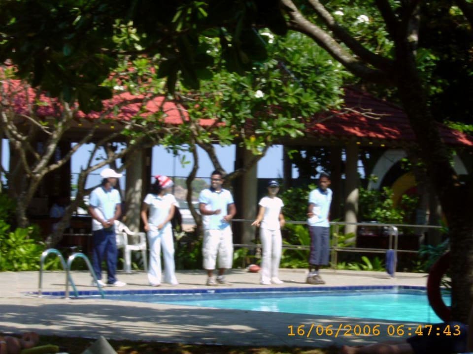 Die Animateure legen los Hotel Club Palm Garden