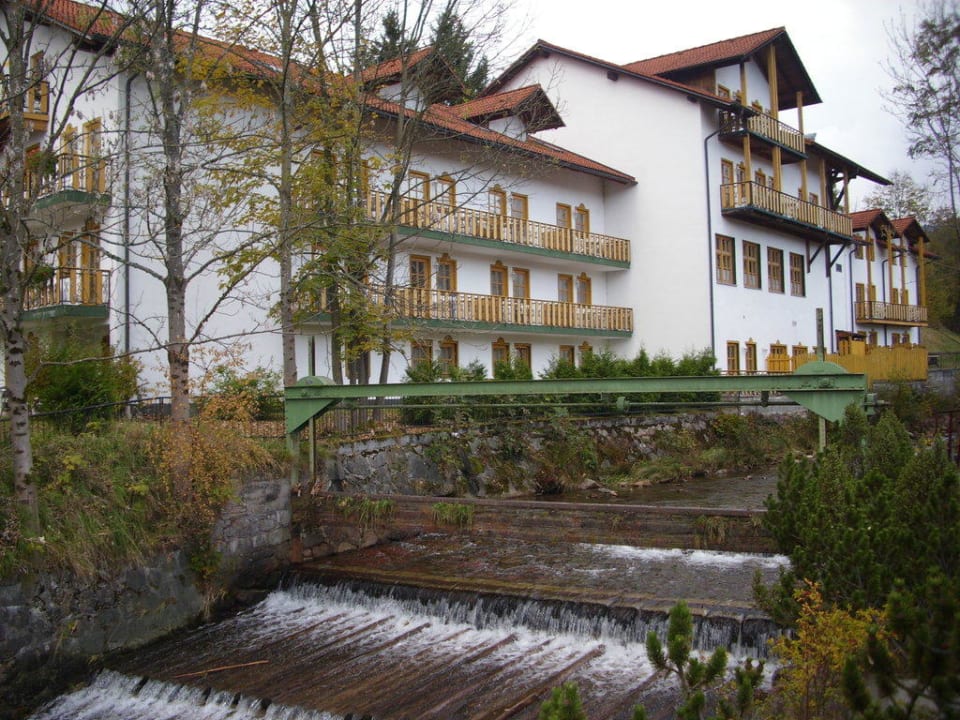 Der Bach am Hotel Das Arber-Hotel am Rothbach