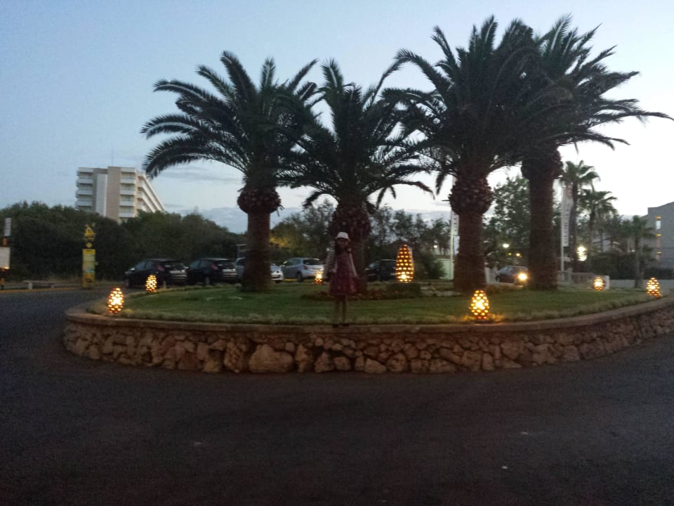 View from the main entrance of the hotel Globales America