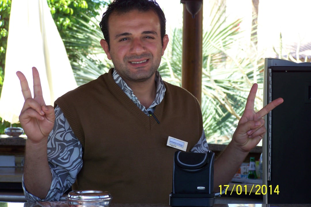 Mohamed von der Mango Bar - lustiger Kerl Ghazala Gardens