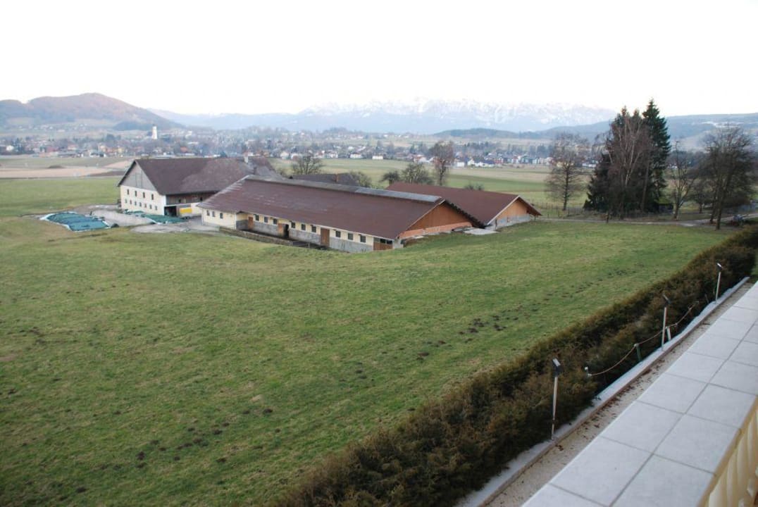Blick aus dem Hotelzimmer auf den Kuhstall Hotel Winzer - Nur wir Zwei