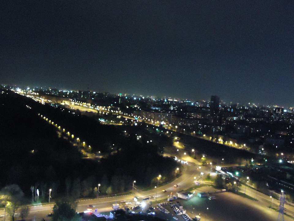 Panorama aus dem Fenster Izmailovo Alfa Hotel