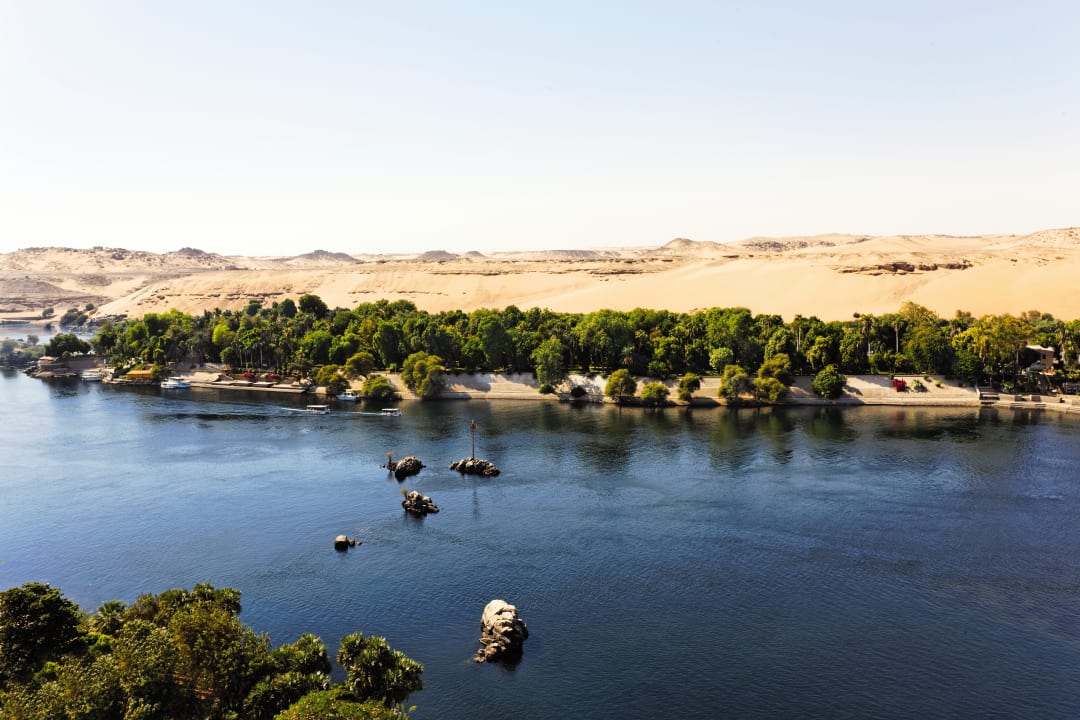 Außenansicht Hotel Mövenpick Resort Aswan