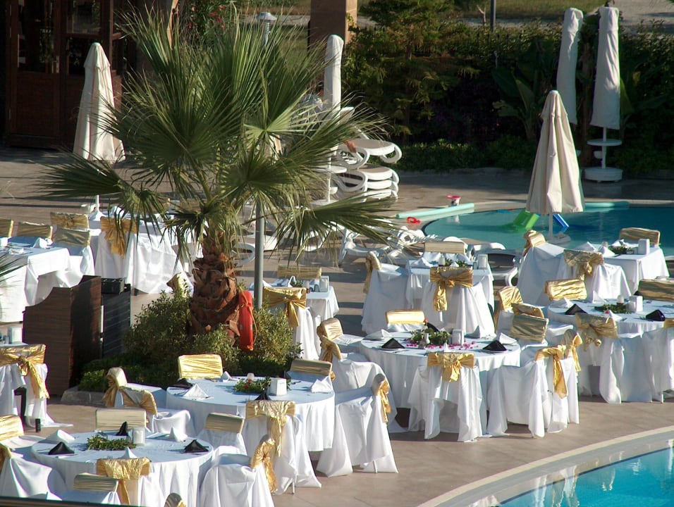 Festlich geschmückt fürs Galadinner Seamelia Beach Resort