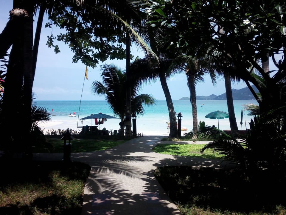 Ausblick von unserer Grand Deluxe Villa Hotel Baan Chaweng Beach Resort & Spa