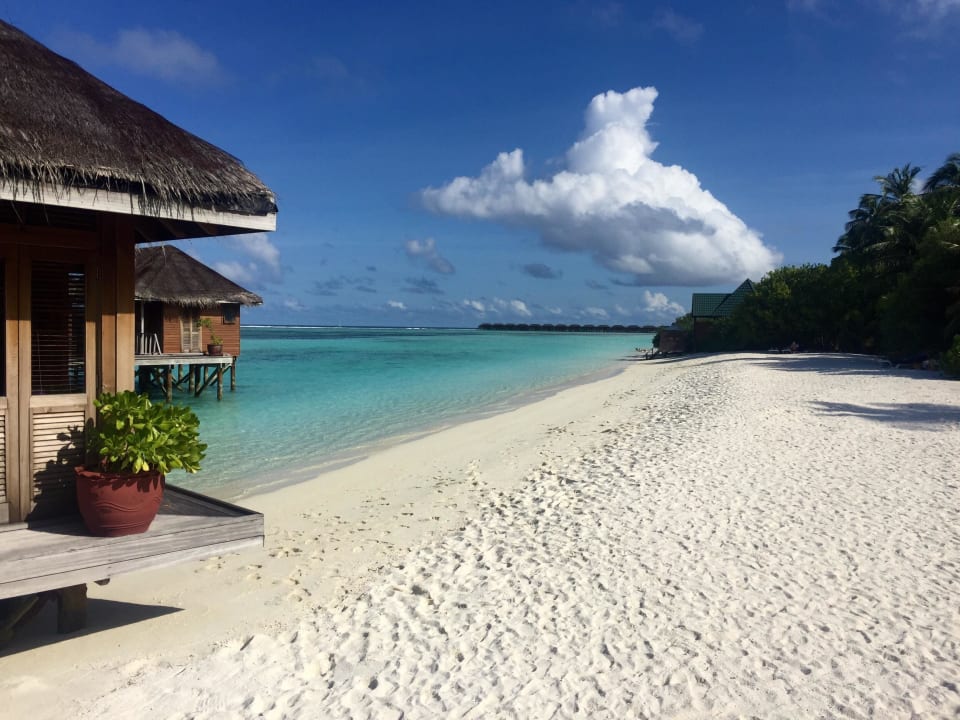Strandabschnitt im Norden der Insel Meeru Maldives Resort Island