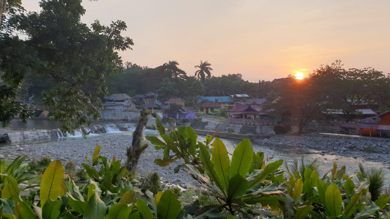 Ausblick Ecolodge Bukit Lawang