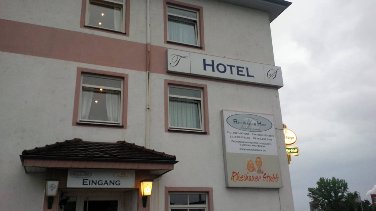 Aussenansicht Rheinauer Hof - bed & breakfast