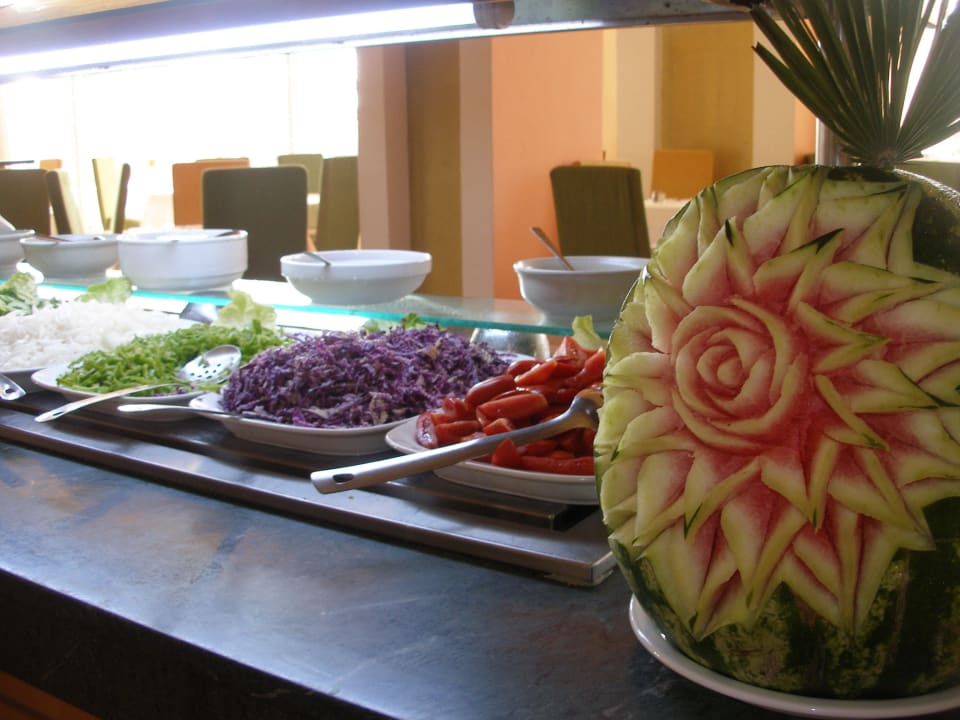 Leckeres Essen, Salatbüffet Mahdia Beach & Aquapark