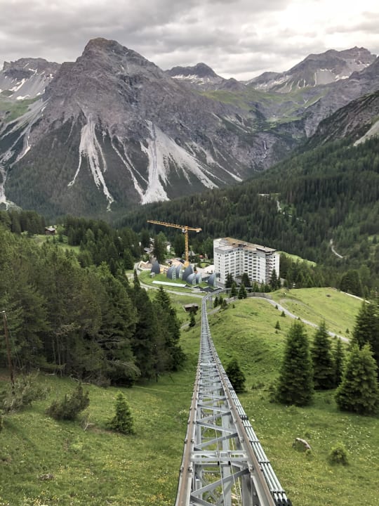 Außenansicht Tschuggen Grand Hotel Arosa