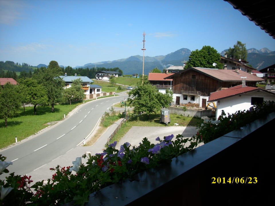 Ausblick Richtung Walchsee Hotel Anneliese