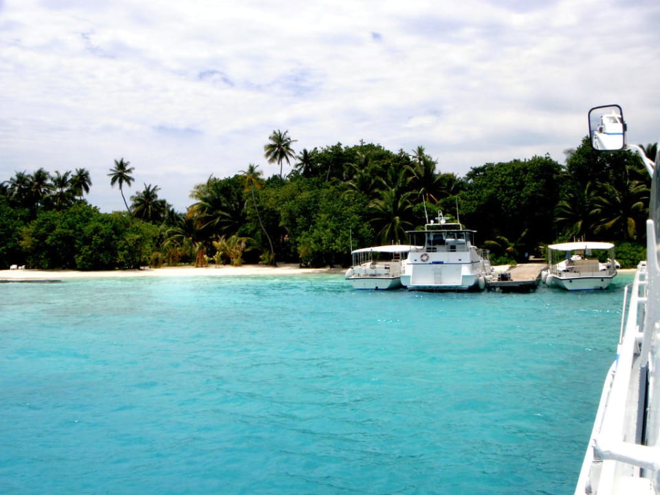 Ankunft mit dem Speedboot Kuramathi Maldives