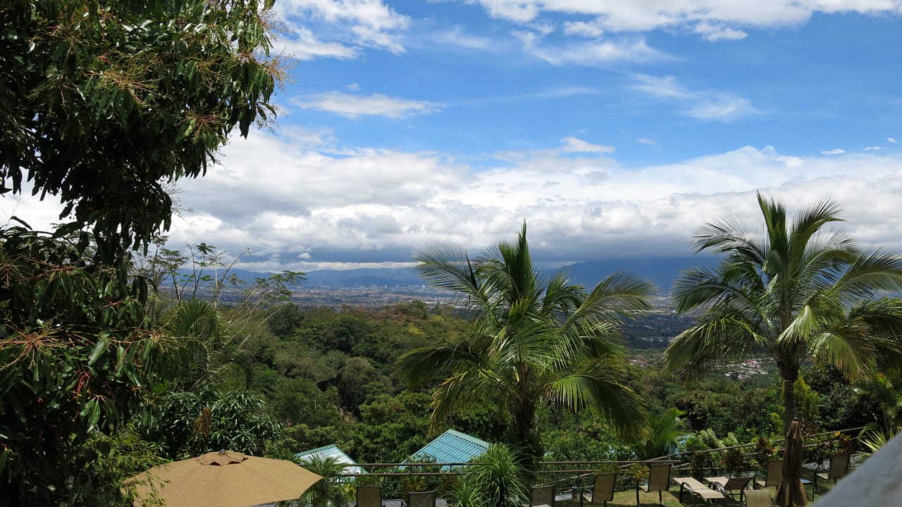 Blick vom Balkon auf Alajuela Hotel Buena Vista