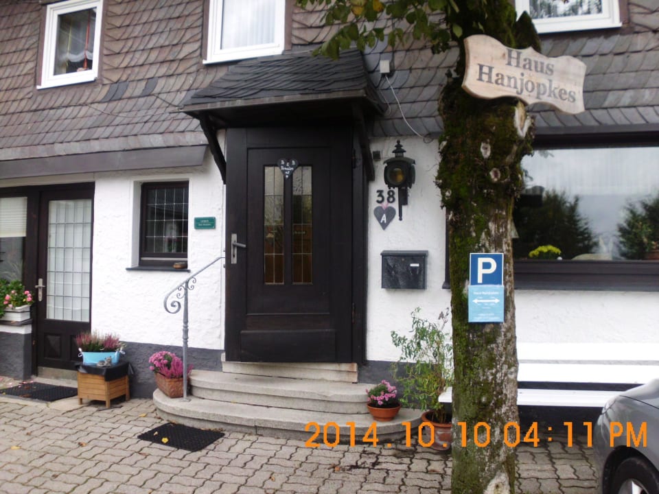 Eingang Gästehaus Hanjopkes