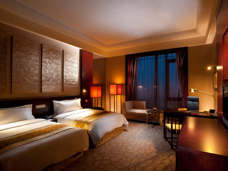 Twin Hilton Guest Room Hilton Beijing Capital Airport