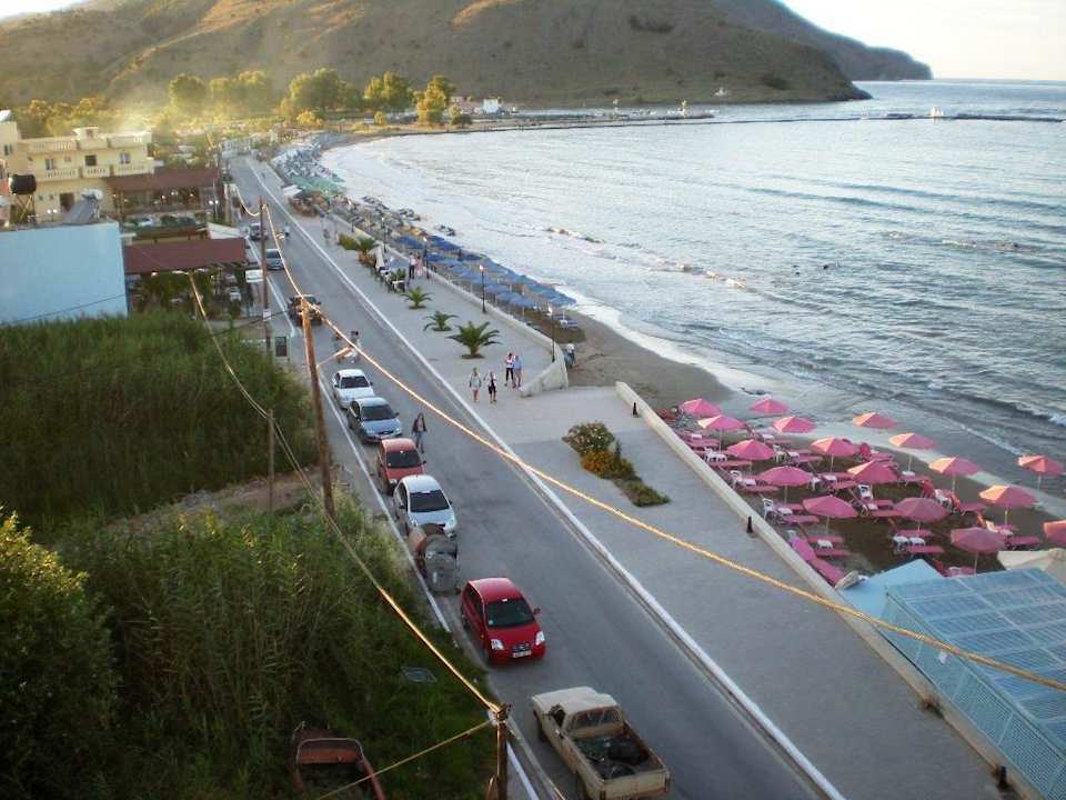 Blick von der Dachterrasse Richtung Edem Park Hotel Corissia Princess