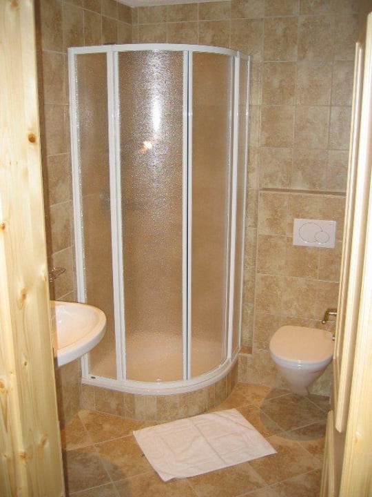 Dusche Pension Ferienhaus Waldele